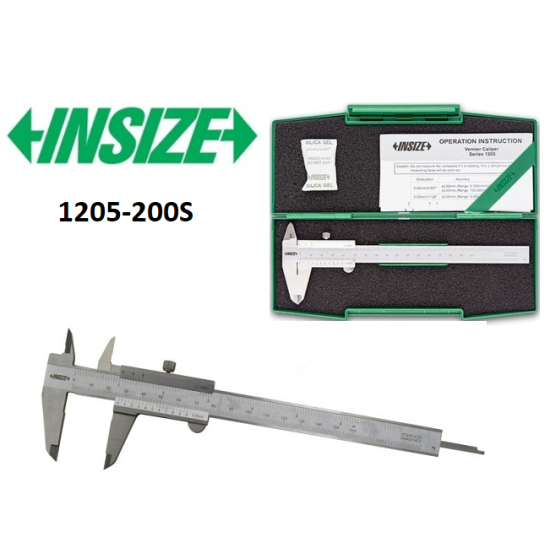 Insize 1205-200S Mekanik Kumpas 0-200mm
