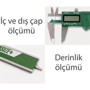 Insize 1103-150 Dijital Kumpas 0-150mm (Absolute Model)