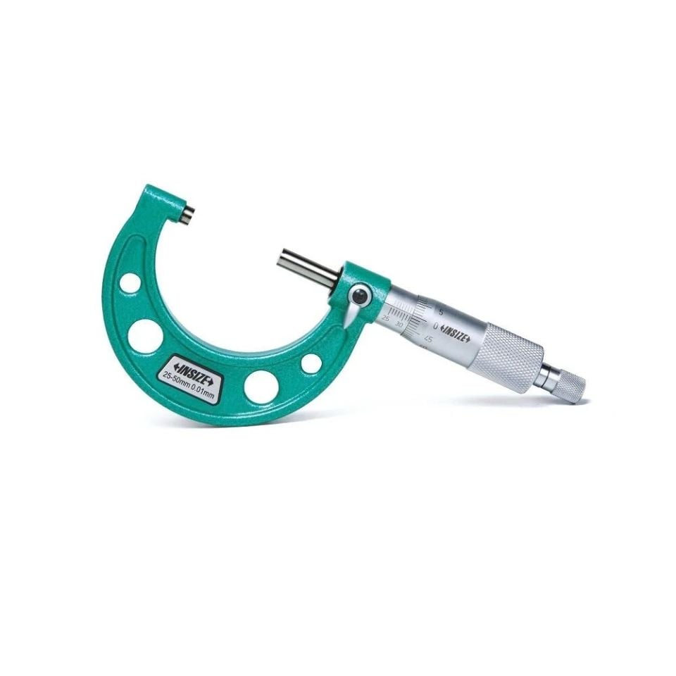 Insize 3203-50A Mekanik Dış Çap Mikrometre 25-50mm (Standart Model)