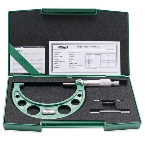 Insize 3203-125A Mekanik Dış Çap Mikrometre 100-125mm (Standart Model)