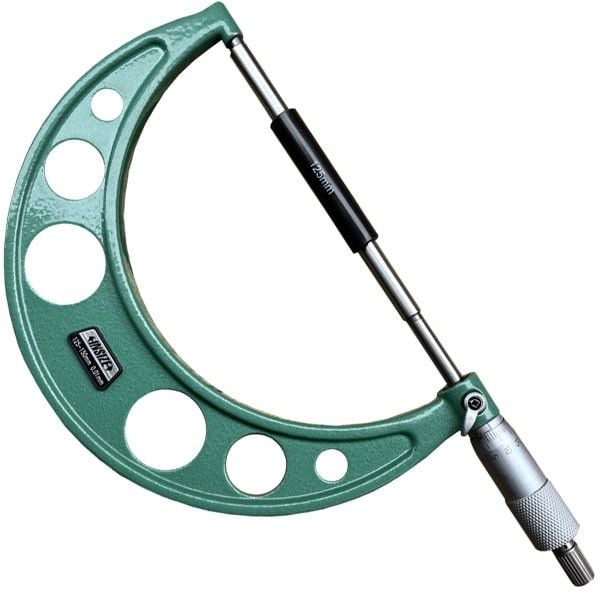 Insize 3203-150A Mekanik Dış Çap Mikrometre 125-150 mm (Standart Model)